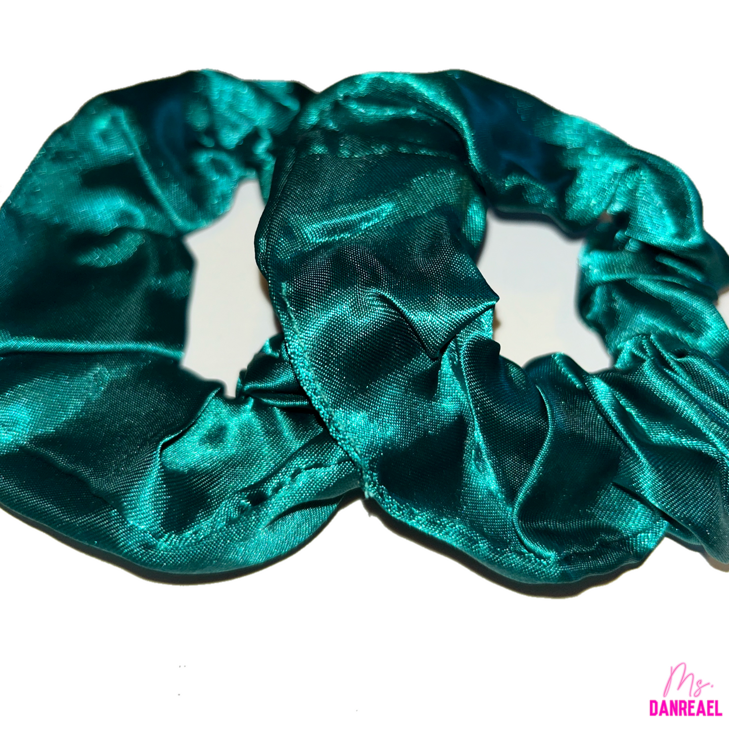 Dark Green Silk Hair Tie