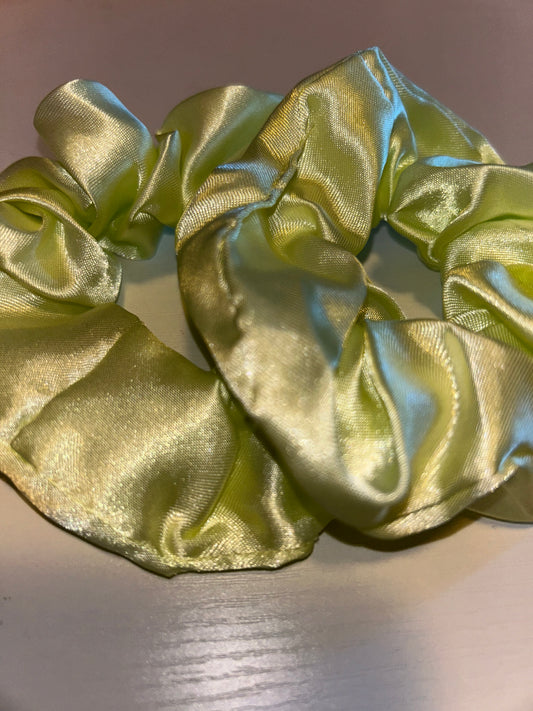 Light Green Silk Hair Ties